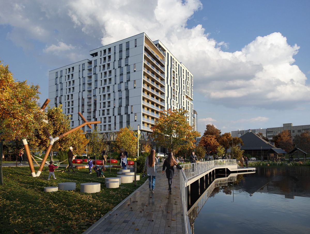 Lakeview — озеро та міст